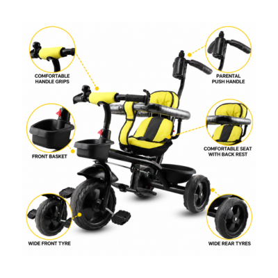 Maanit Tricycle Model 301 (Yellow)