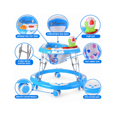 Maanit Kingdom Musical 2-in-1 Walker (Blue)