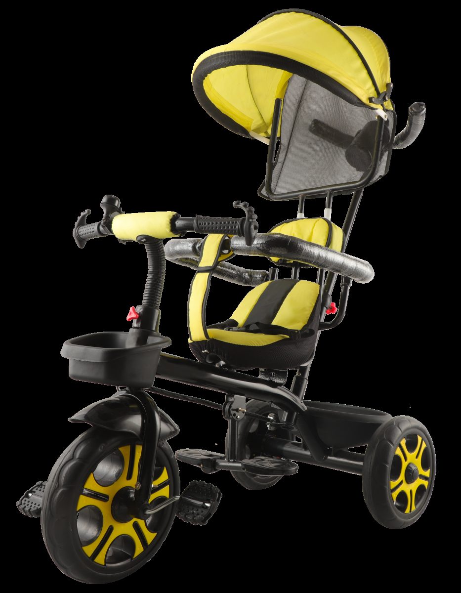 Maanit AAA 401 Multicolor Canopy Perental Tricycle Tricycle (Multicolor)