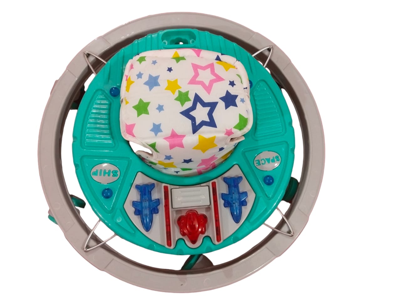 Maanit Space Ship Musical 2-in-1 Walker (Sea Green)
