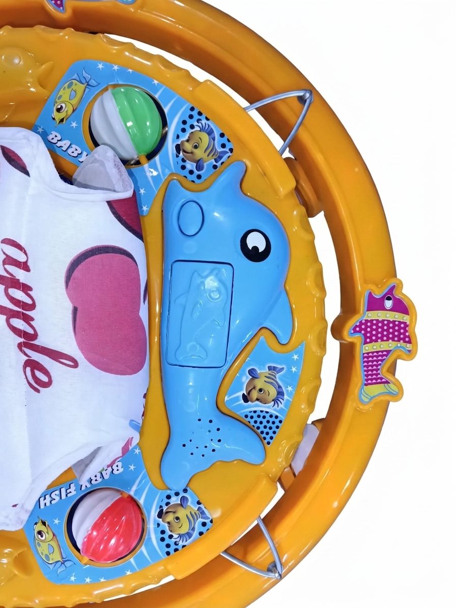 Maanit Dolphin Musical 3-in-1 Walker (Yellow)