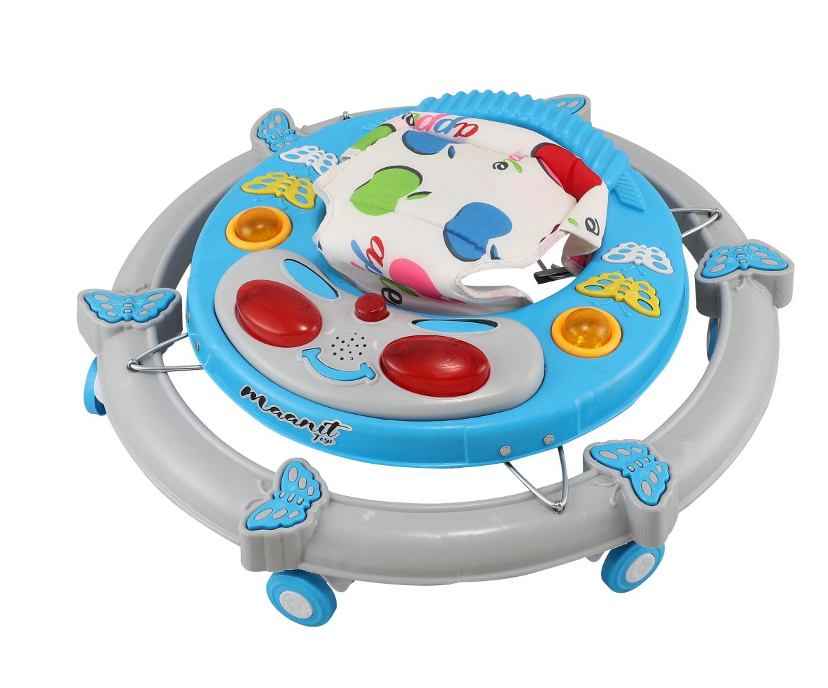 Maanit Butterfly New Musical 3-in-1 Walker (Blue & Grey)
