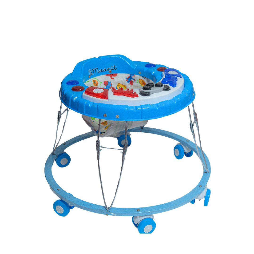 Maanit Capsule Panda Musical Activity Walker (Blue)