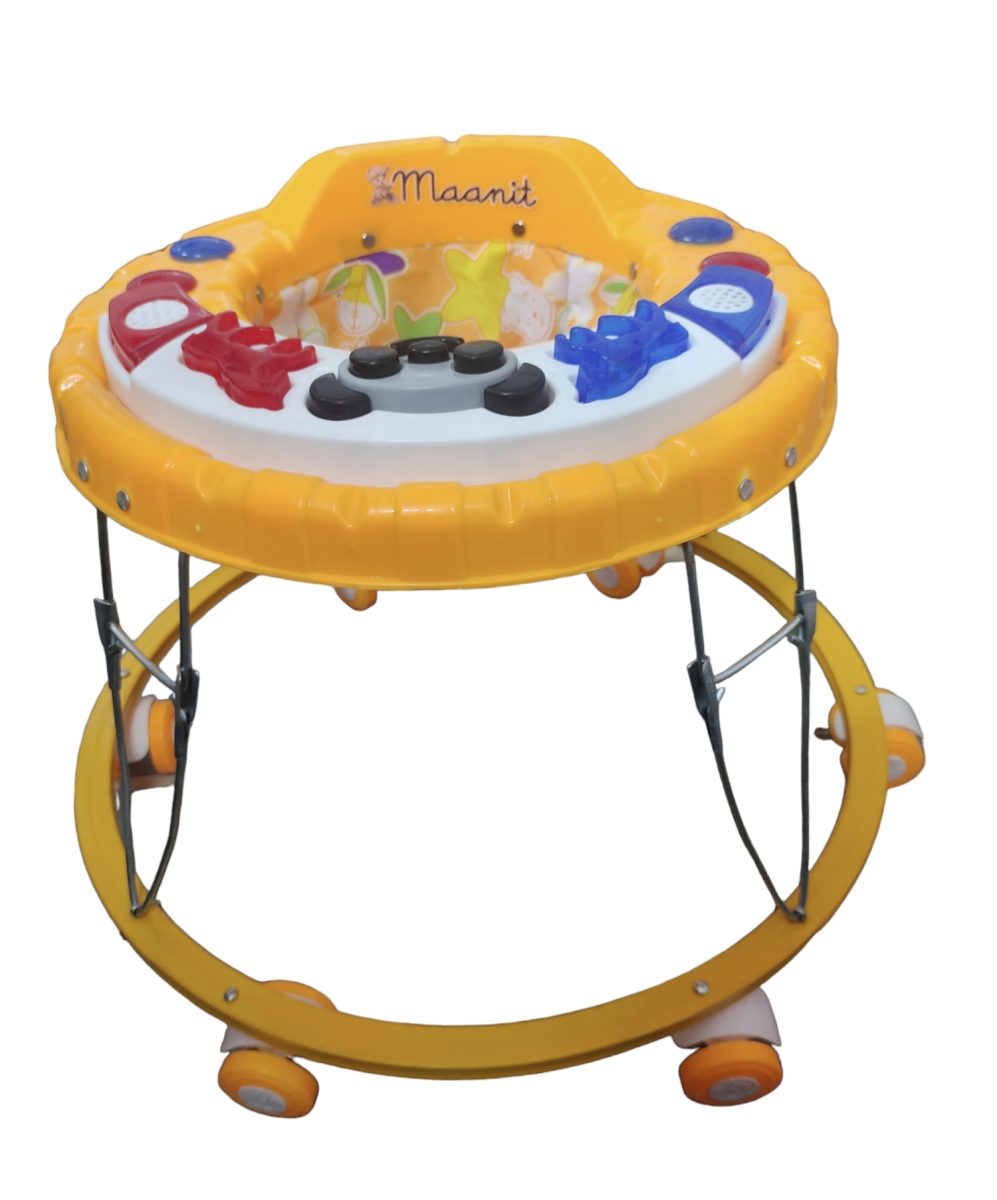 Maanit Capsule Panda Musical Activity Walker (Yellow)