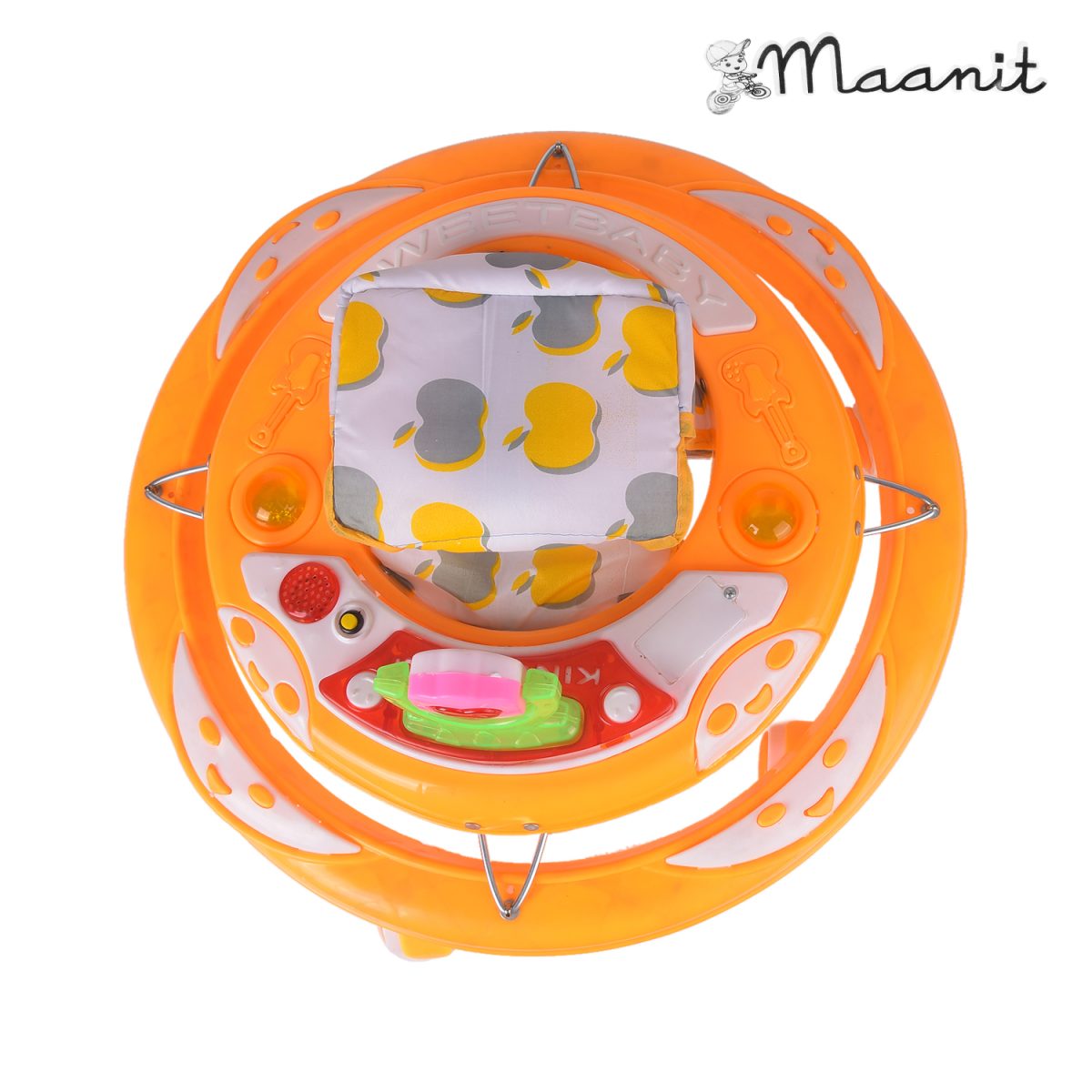 Maanit Kingdom Musical 2-in-1 Walker (Yellow)