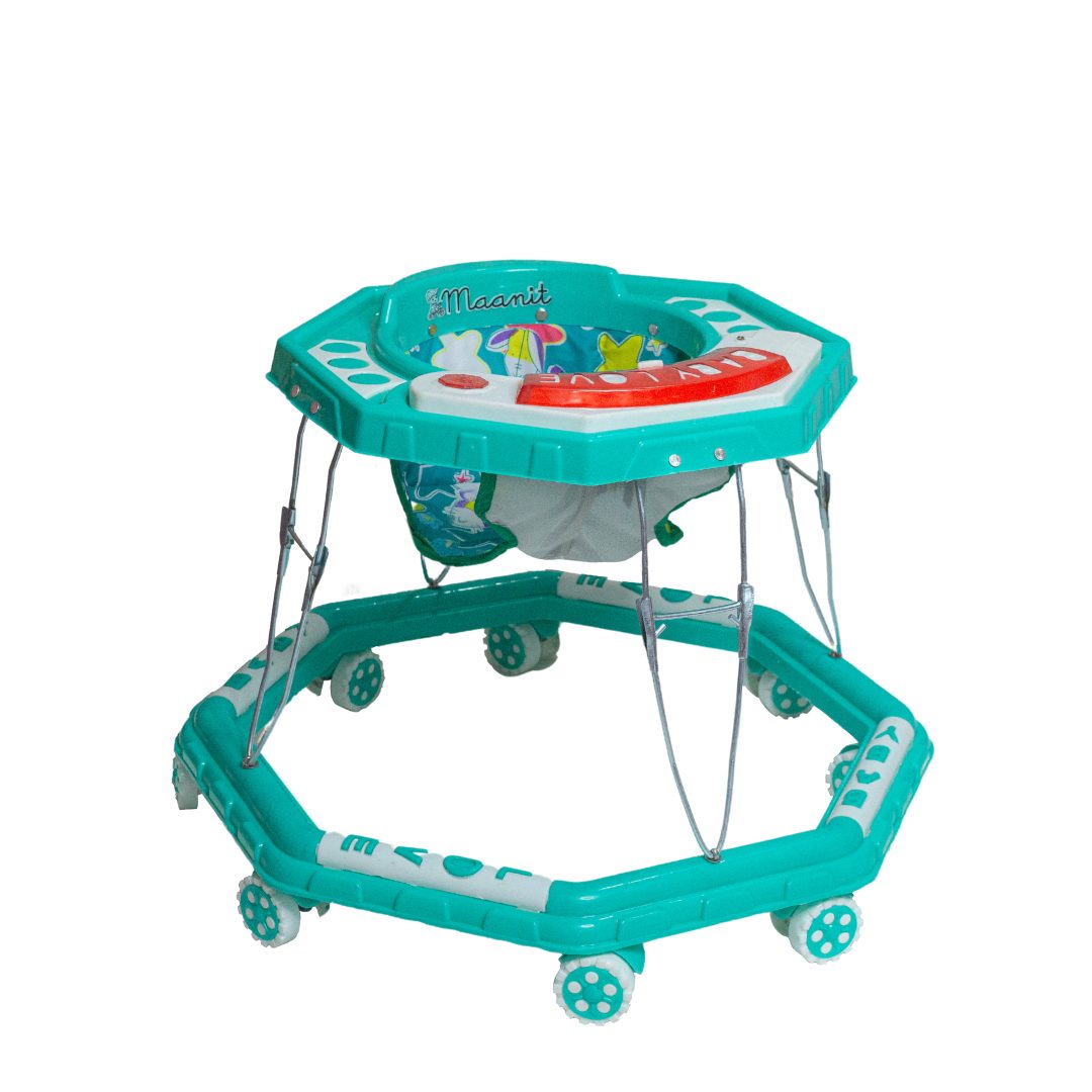 Maanit 16 Bend Musical 2-in-1 Walker (Green)