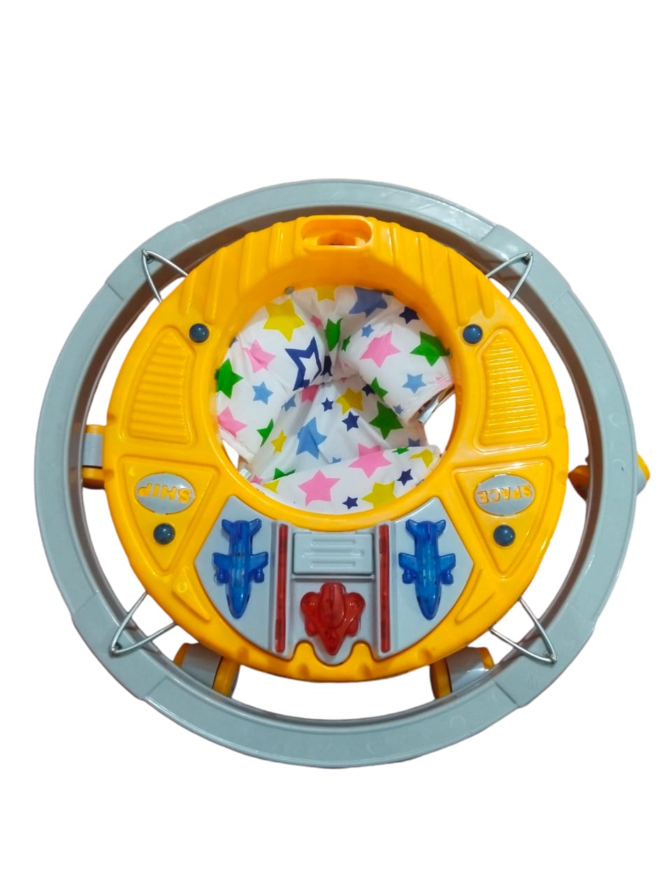 Maanit Space Ship Musical 2-in-1 Walker (Yellow)